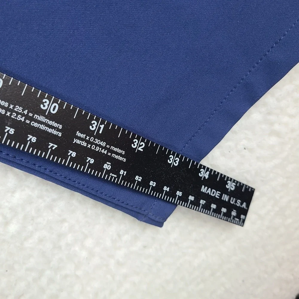 Kenneth‎ Cole Pants Mens 40x34 Navy Slim Performance Awearness Tech Golf Chino
